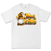 White western bee kind gnomes bee honey sunflowers leopard serape Premium Tee - Artiststas