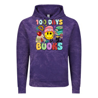 Cloud Purple 100 days in the books Vintage Hoodie - MaliasSmallBusiness