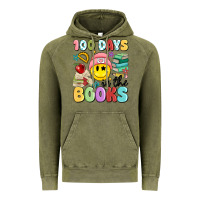 Vintage Olive 100 days in the books Vintage Hoodie - MaliasSmallBusiness