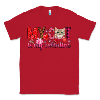 Red my cat is my valentine Classic Tee - NancyCooperArtShop