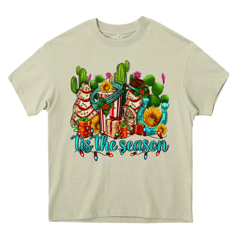 Tis The Season Christmas Tree  Cake Heavy Core Tee by AdoDesignShop | Teevron