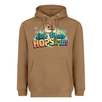 Toasted Coconut Little mister hops a lot Easter day Heavyweight Hoodie - HowdyJamesFarm