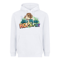 White Little mister hops a lot Easter day Heavyweight Hoodie - HowdyJamesFarm