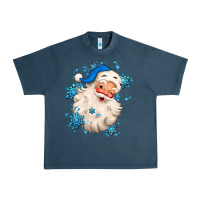 Midnight Navy winter christmas santa claus Urban Heavy Tee - MaliasSmallBusiness