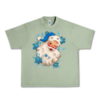 Oil Green winter christmas santa claus Urban Heavy Tee - MaliasSmallBusiness