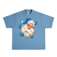 Pebble Blue winter christmas santa claus Urban Heavy Tee - MaliasSmallBusiness