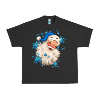 Pigment Black winter christmas santa claus Urban Heavy Tee - MaliasSmallBusiness