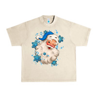 Winter Christmas Santa Claus Urban Heavy Tee | Teevron