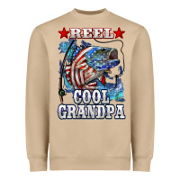 Mushroom reel cool grandpa american flag bass Heavyweight Sweatshirt - LillyAllenDesigns