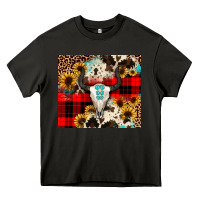 Asphalt bullskull Sunflower Heavy Core Tee - JahusDesignShop