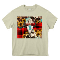 Mossy bullskull Sunflower Heavy Core Tee - JahusDesignShop