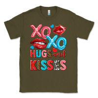 Army Green xo xo hugs and kisses Classic Tee - NancyCooperArtShop