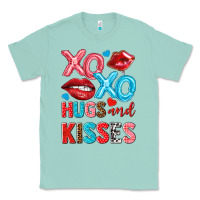 Seafoam xo xo hugs and kisses Classic Tee - NancyCooperArtShop