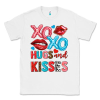 White xo xo hugs and kisses Classic Tee - NancyCooperArtShop