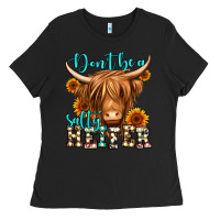 Black don't be a salty heifer long haired cow Ladies Tee - Jasminsmagicworld