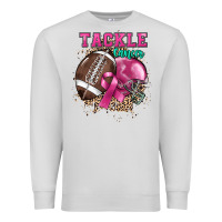 Dove Grey Tackle Cancer Premium Sweatshirt - HowdyJamesFarm