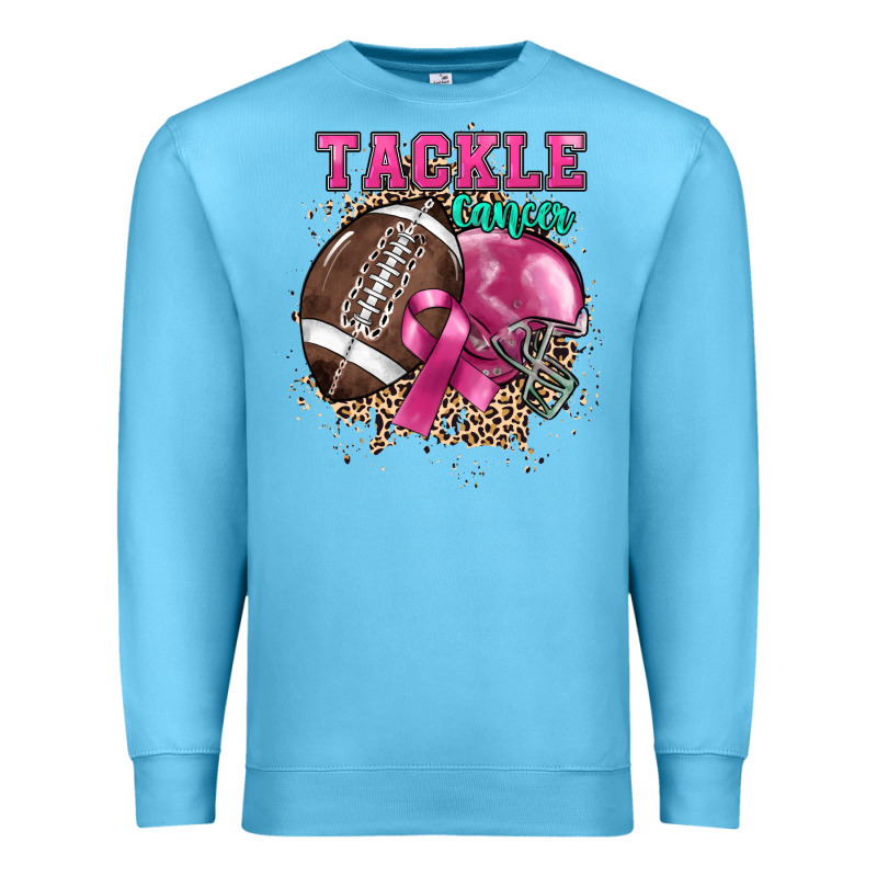 Tackle Cancer Premium Sweatshirt by HowdyJamesFarm | Teevron