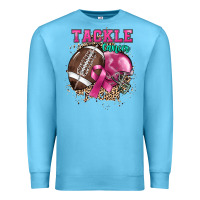 Ocean Blue Tackle Cancer Premium Sweatshirt - HowdyJamesFarm
