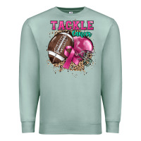Seafoam Tackle Cancer Premium Sweatshirt - HowdyJamesFarm