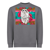 Storm Western Ragdoll Cat Heavyweight Sweatshirt - LillyAllenDesigns