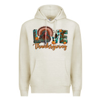 Oatmeal Heather love thanksgiving Premium Hoodie - JahusDesignShop