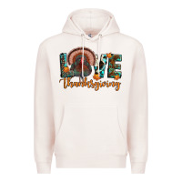 Pale Pink love thanksgiving Premium Hoodie - JahusDesignShop