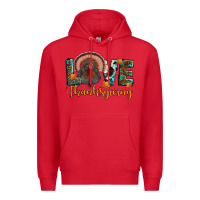 Red love thanksgiving Premium Hoodie - JahusDesignShop