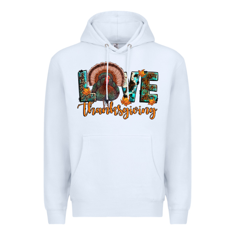 Love Thanksgiving Premium Hoodie by JahusDesignShop | Teevron