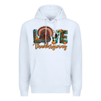 White love thanksgiving Premium Hoodie - JahusDesignShop