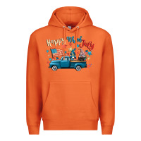 Carrot happy 4th of july gnome truck Premium Hoodie - CowGirlArtShop