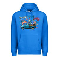 True Royal happy 4th of july gnome truck Premium Hoodie - CowGirlArtShop