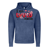 Vintage Denim i am loved john 3 16 Vintage Hoodie - MaliasSmallBusiness