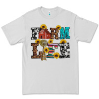 Dove Grey western farm life Premium Tee - Artiststas