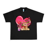 Valentines Heart With Bear Urban Heavy Tee | Teevron