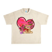 Sandshell valentines heart with bear Urban Heavy Tee - NancyCooperArtShop