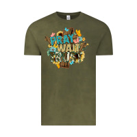 Vintage Olive pray wait trust crosses christian Vintage Tee - NancyCooperArtShop