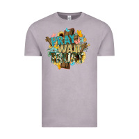 Vintage Zinc pray wait trust crosses christian Vintage Tee - NancyCooperArtShop