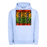 Pigment Grape Ice african silhouette seamless pattern Urban Hoodie - BundleAndBundleShop