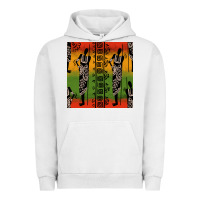 Pigment Lunar Rock african silhouette seamless pattern Urban Hoodie - BundleAndBundleShop