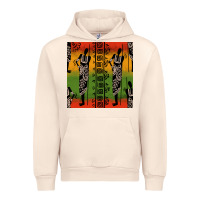 Sandshell african silhouette seamless pattern Urban Hoodie - BundleAndBundleShop