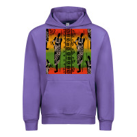 Tulip african silhouette seamless pattern Urban Hoodie - BundleAndBundleShop