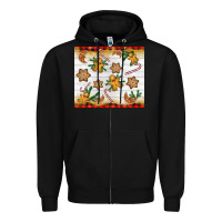 Black Christmas gingerbread cookies and candy cane Zipper Hoodie - NancyCooperArtShop