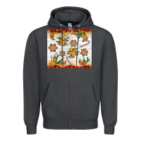 Smoke Christmas gingerbread cookies and candy cane Zipper Hoodie - NancyCooperArtShop