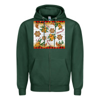 Sports Green Christmas gingerbread cookies and candy cane Zipper Hoodie - NancyCooperArtShop
