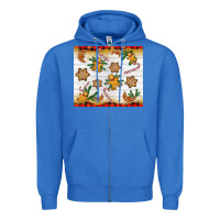 True Royal Christmas gingerbread cookies and candy cane Zipper Hoodie - NancyCooperArtShop