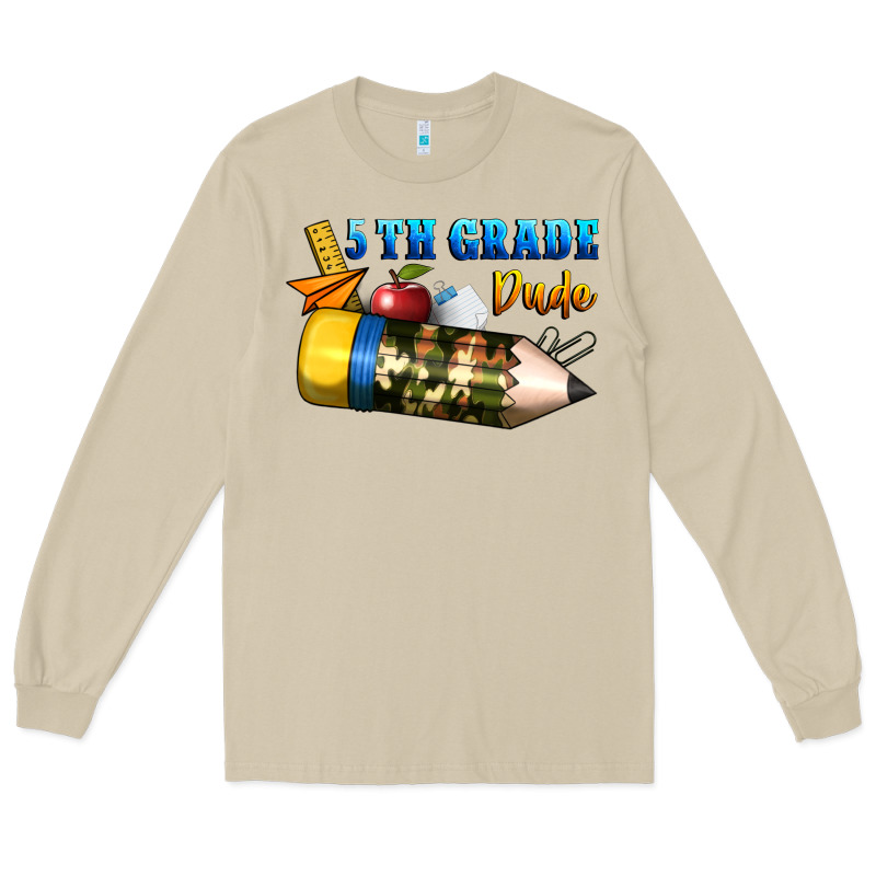 5 Th Grade Dude Long Sleeve Tee by BundleAndBundleShop | Teevron