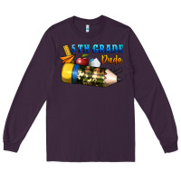Plum 5 th grade dude Long Sleeve Tee - BundleAndBundleShop