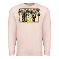 Pale Pink Mama's boy Mother's Day Premium Sweatshirt - CowGirlArtShop