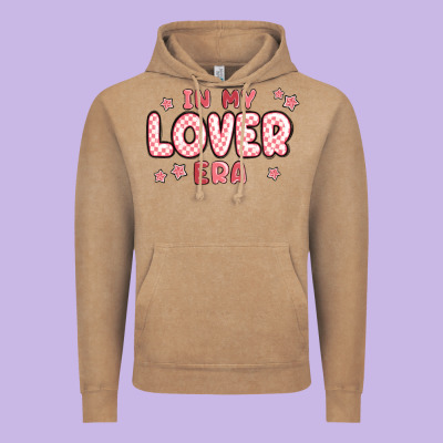 In My Lover Era Vintage Hoodie Designed By Maliassmallbusiness