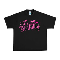 Black it s my birthday Urban Heavy Tee - MaliasSmallBusiness